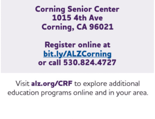 10 Warning Signs of Alzheimer’s Workshop, November 12, 2025