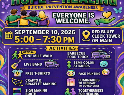 Tehama Walk | 09-10-2026 @5 PM-7:30 PM | Suicide Prevention Awareness
